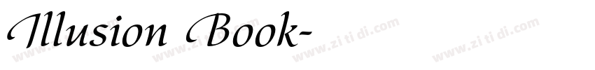 Illusion Book字体转换